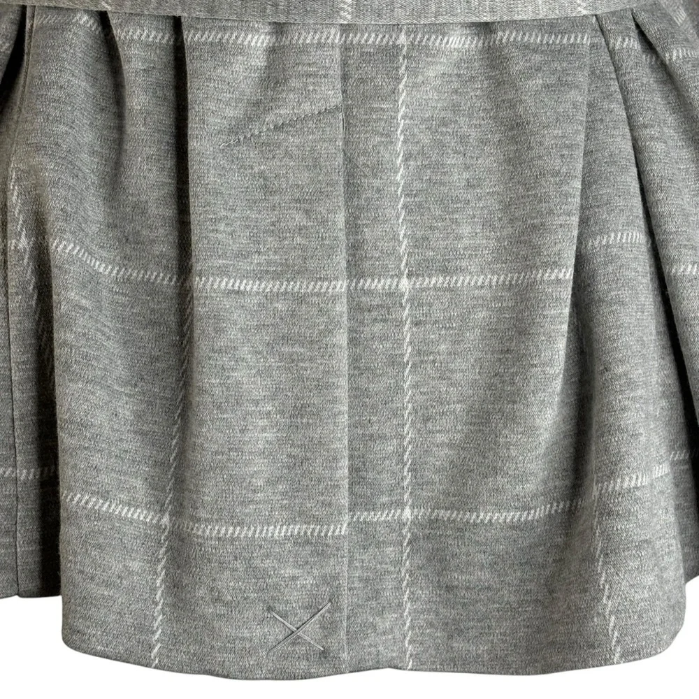 New C Est 1946 Womens Grey / White Window Pane Light Weight Jacket Size Large